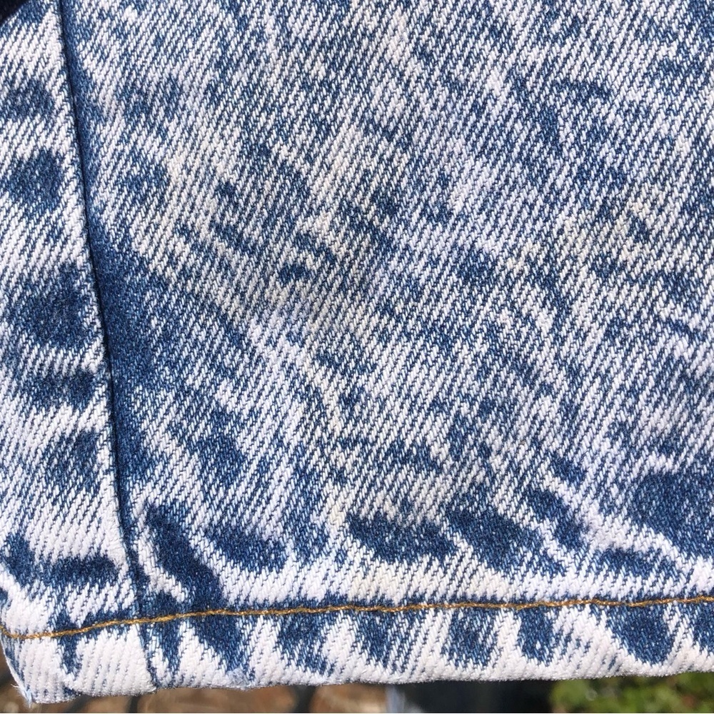 Levi's 550 Orange Tab Vintage 80's USA Made Acid Wash Denim Jeans 28x33 - Picture 15 of 17